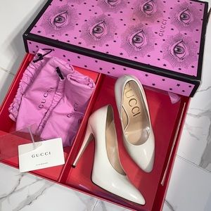Gucci Elaisa Pumps, White